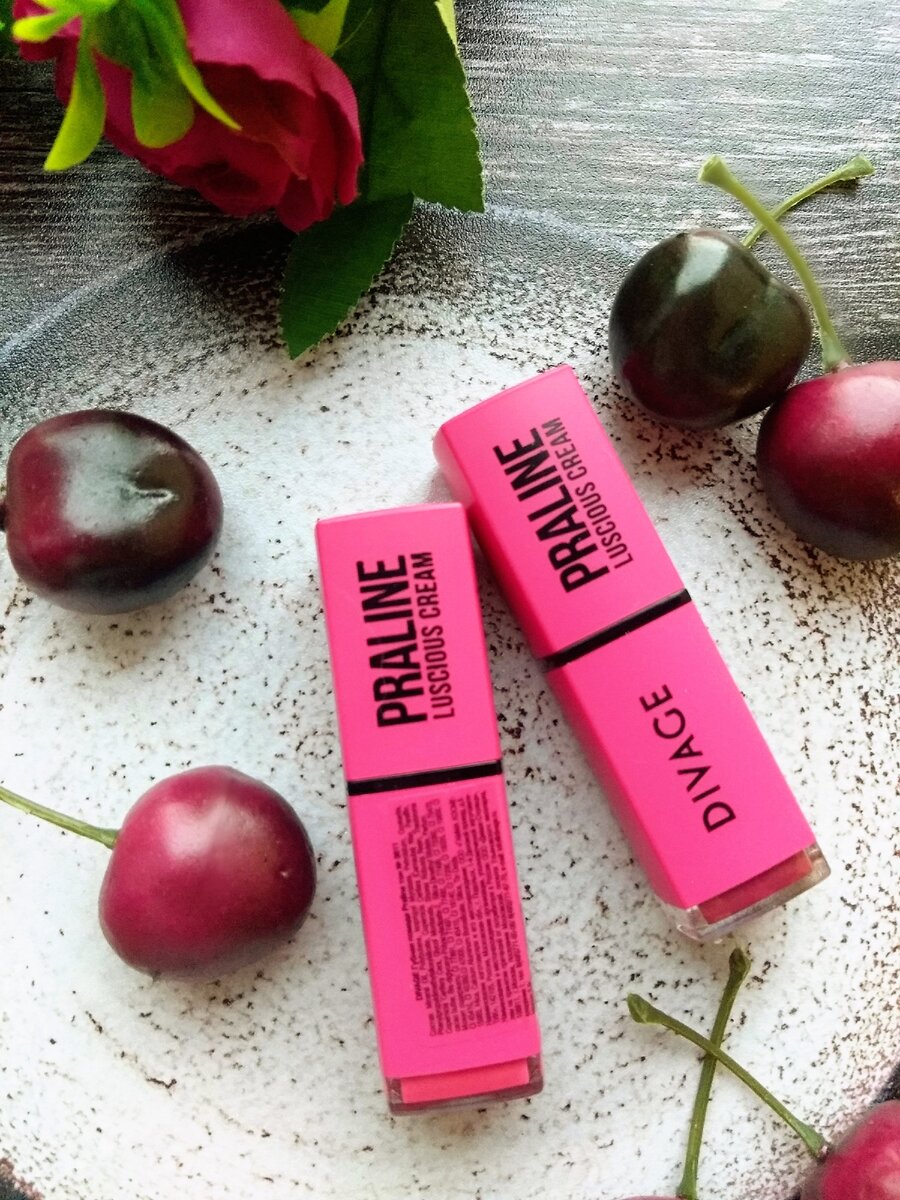 Губная помада DIVAGE PRALINE - отзыв. Фото: канал Гид Парфюм.
