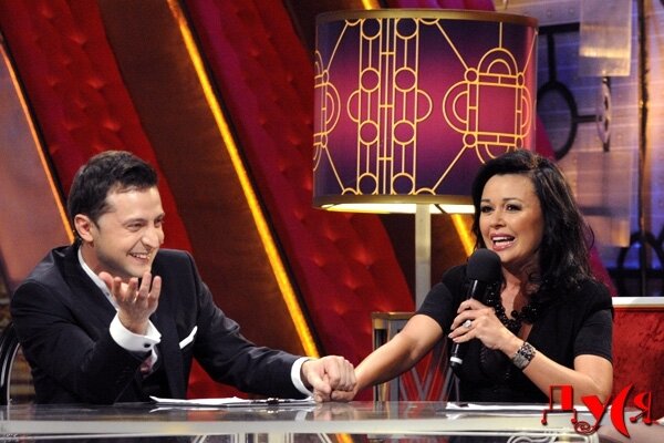 Заворотнюк с Зеленским