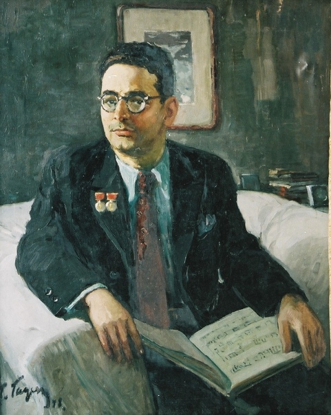 Портрет молодого Караева художника Таги Тагиева, 1948 год.