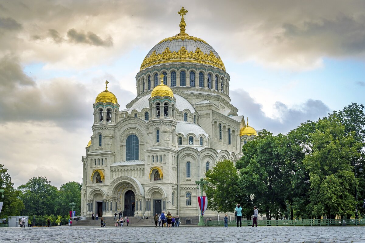 St Nicholas Naval Cathedral in Kronstadt