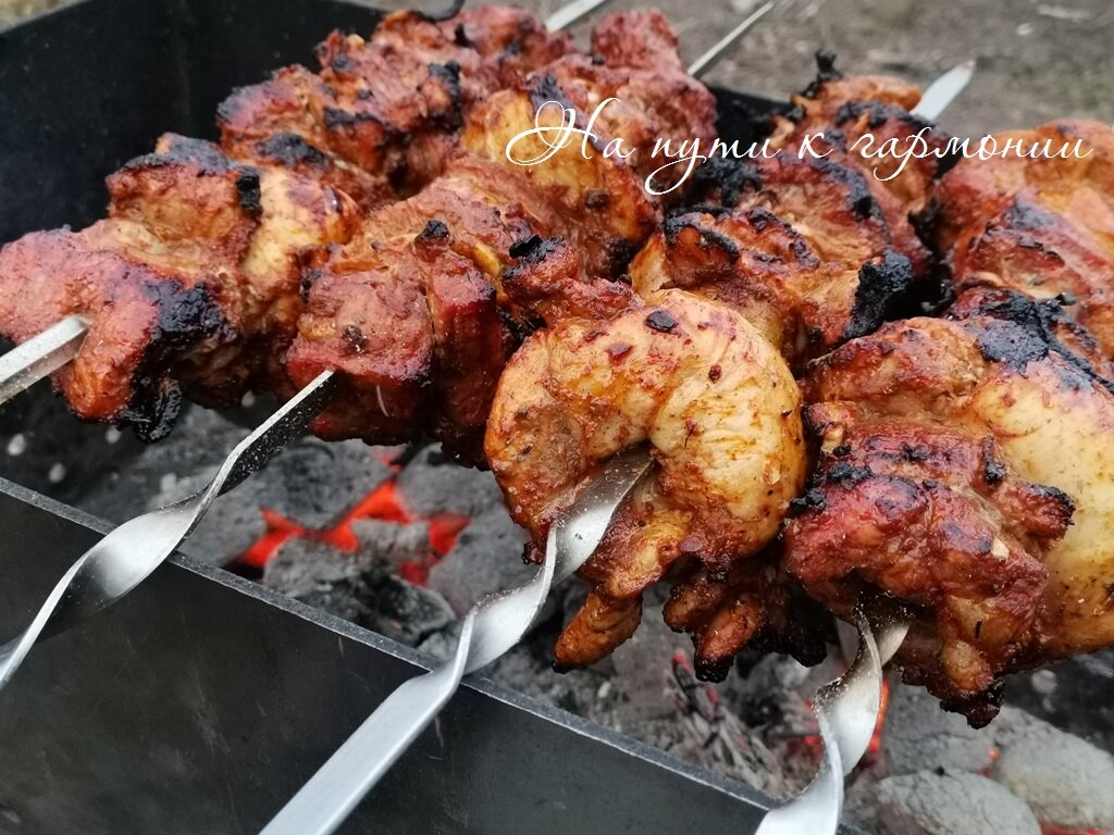 Шашлык на своей даче вкуснее, чем в кафе! Фото автора