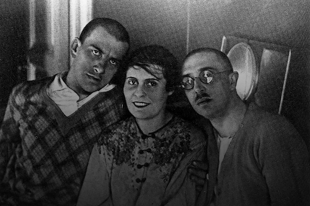 Маяковский, Лиля и Осип Брик 