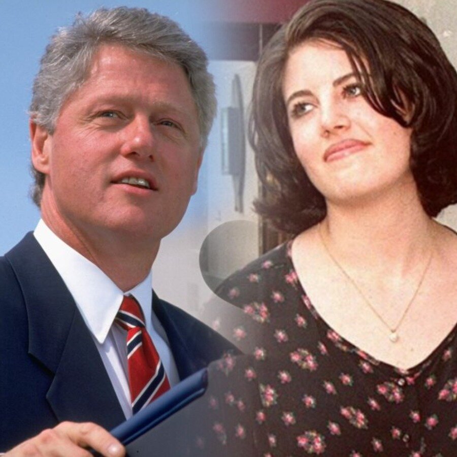 Билл Клинтон и Моника Левински / Мой коллаж