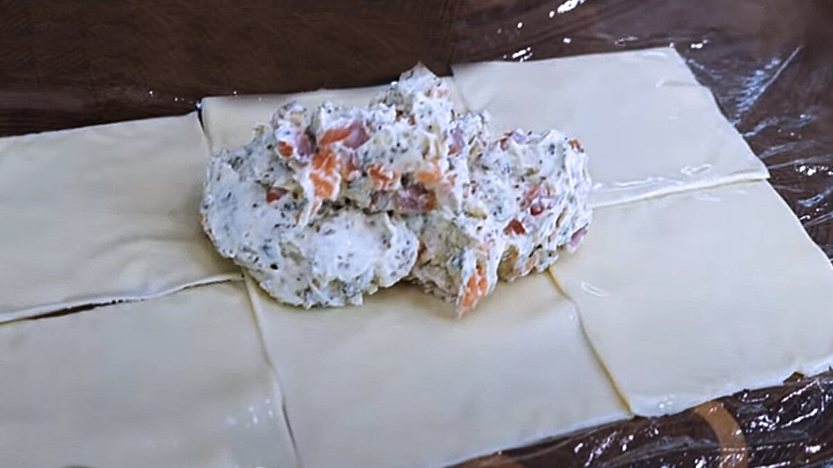 раскладываем начинку