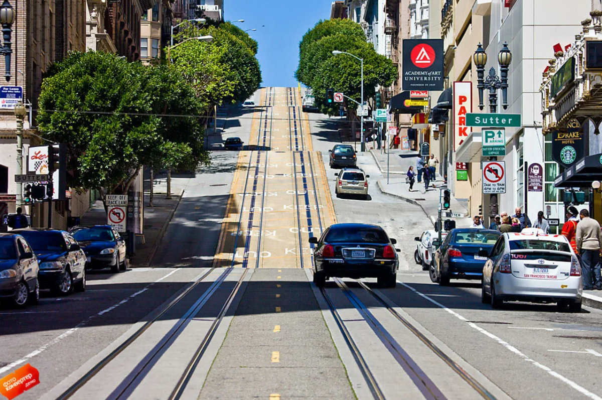 Самый длинный город город дорога. Бульвар Гиэри Сан Франциско. Сан Франциско Нью Йорк. Калифорния стрит Сан Франциско. Улицы Сан Франциско в США.