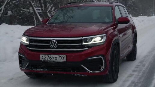 Сравнение 2.0 TSi и 3.6 V6 по динамике на VW Teramont