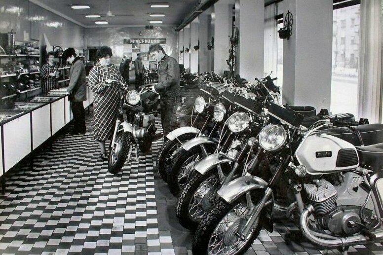 Продажа мотоцикла в СССР