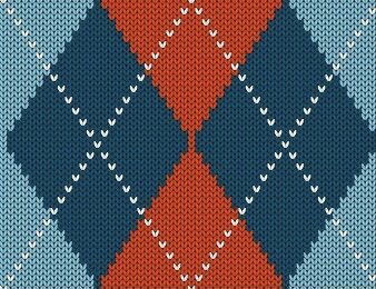 Ромбы (или клетка) Аргайл собственной персоной (источник фото Shutterstock)