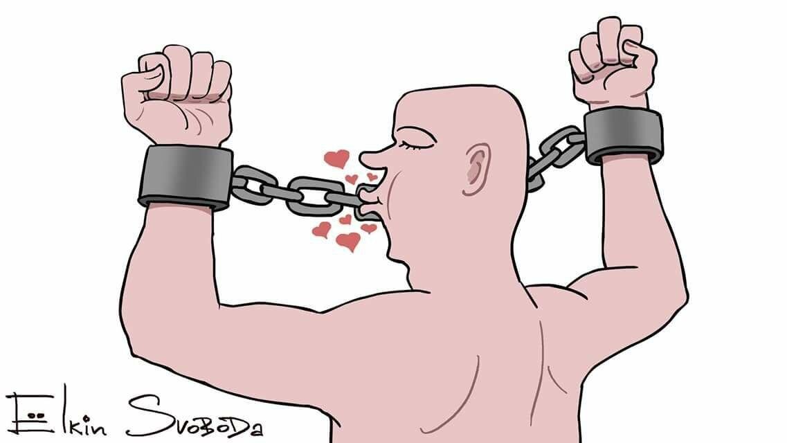 Одна ворчунья. Скрепы карикатура. Карикатуры на свободную прессу. Бряцанье оружием Елкин. Кровавая пресса карикатура