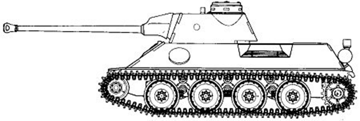 Танк VK 3002 (DB) фирмы «Daimler-Benz».