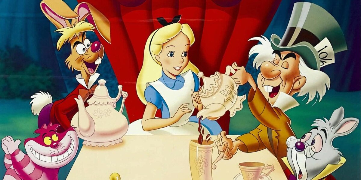 Промо к мультфильму “Алиса в Стране чудес”, 1951