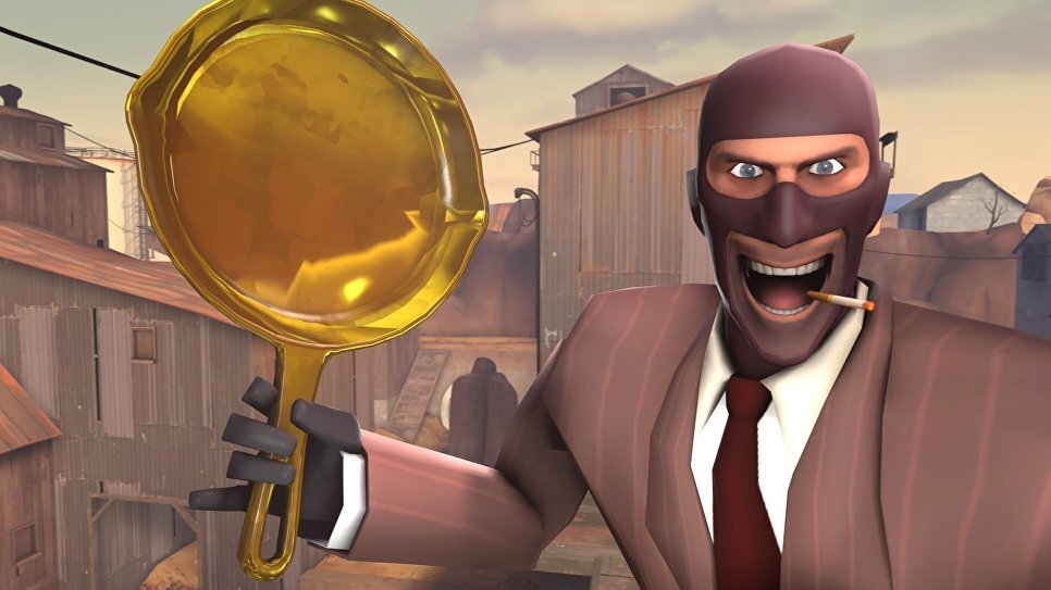 © Valve Corporation Золотая сковородка из Team Fortress 2