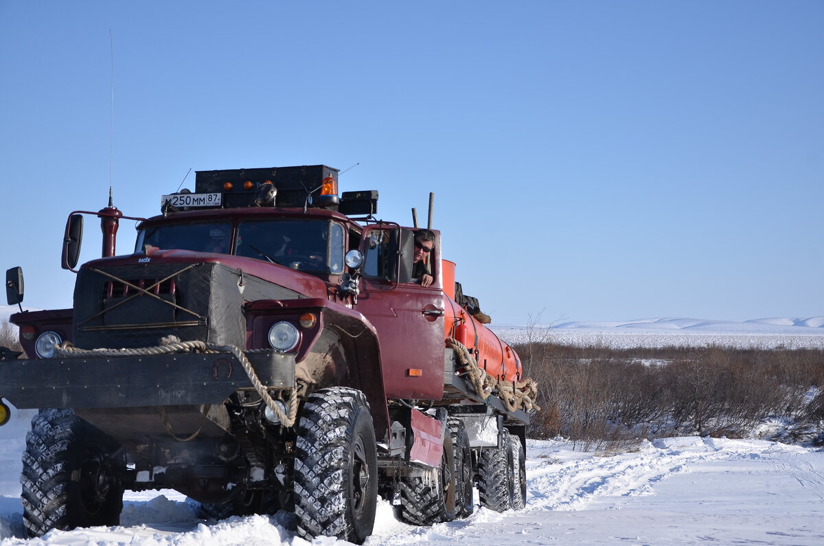 Урал 4320 на зимнике