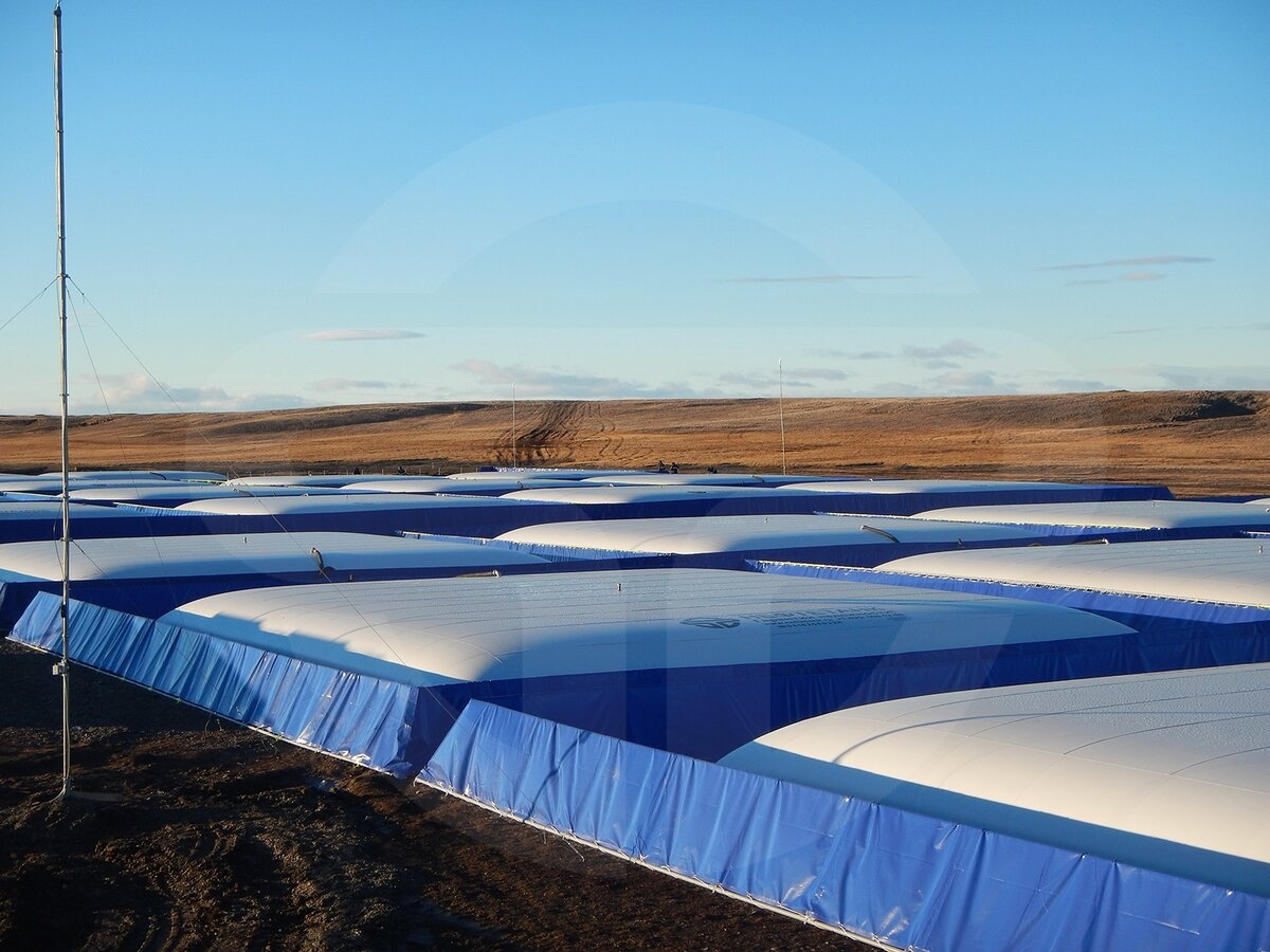 Мягкие резервуары нефтетанки для хранения нефтепродуктов