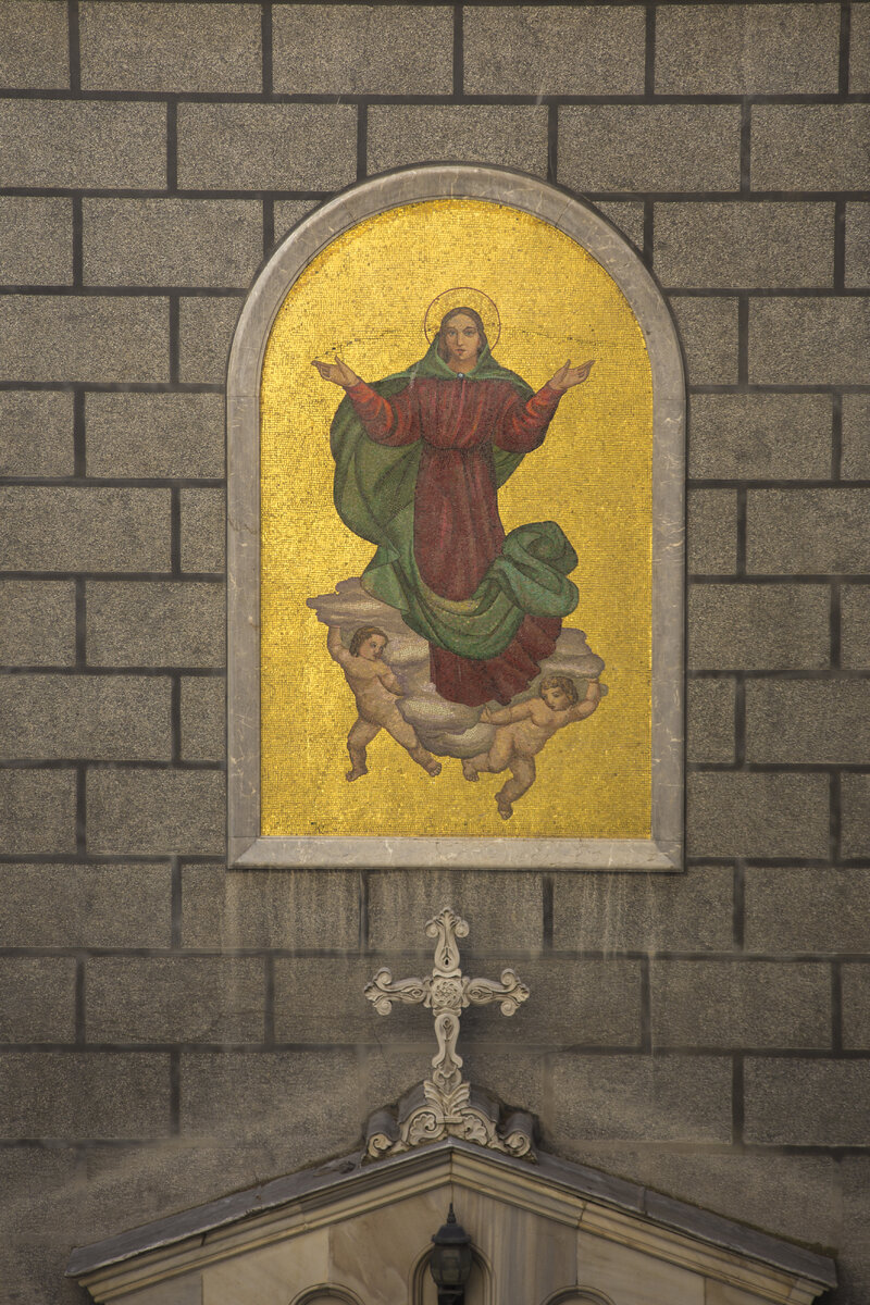 Мозаика, вероятнее всего — какой-то из итальянских мастерских