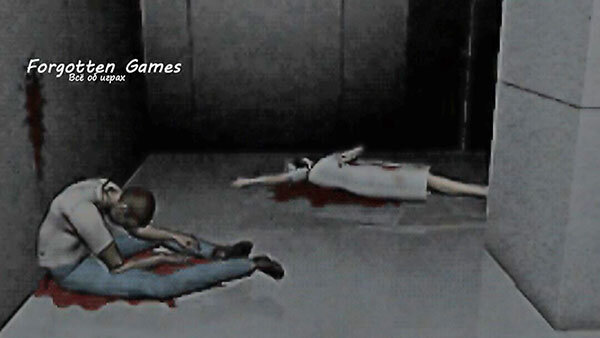 Зайдя в госпиталь во круг она видит много трупов.