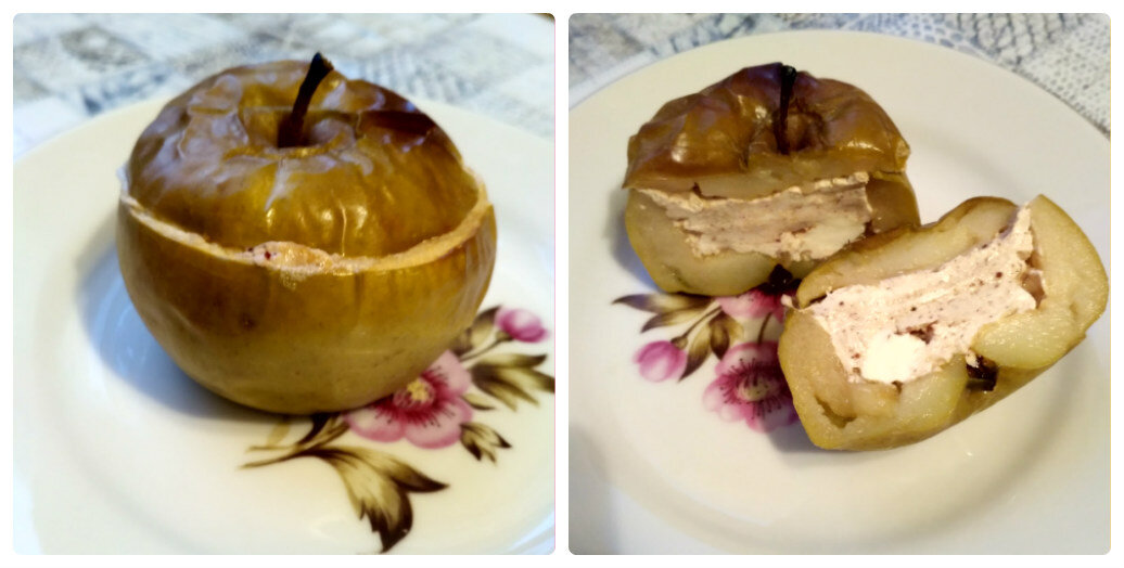 Лакомство для сладкоежек: запеченные яблоки с ириской