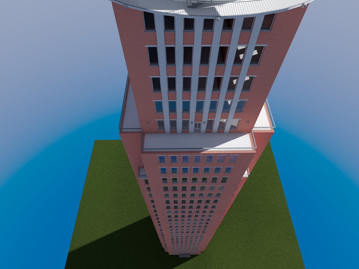 Дом с вертолетной площадкой на крыше