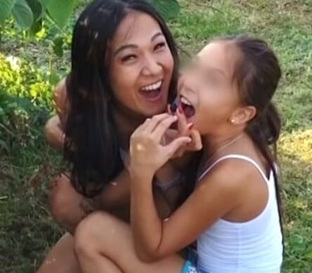 Ирина Демина с дочерью