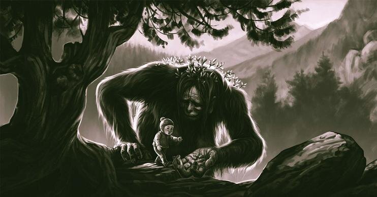  Один из рисунков Аскера Мурсалиева