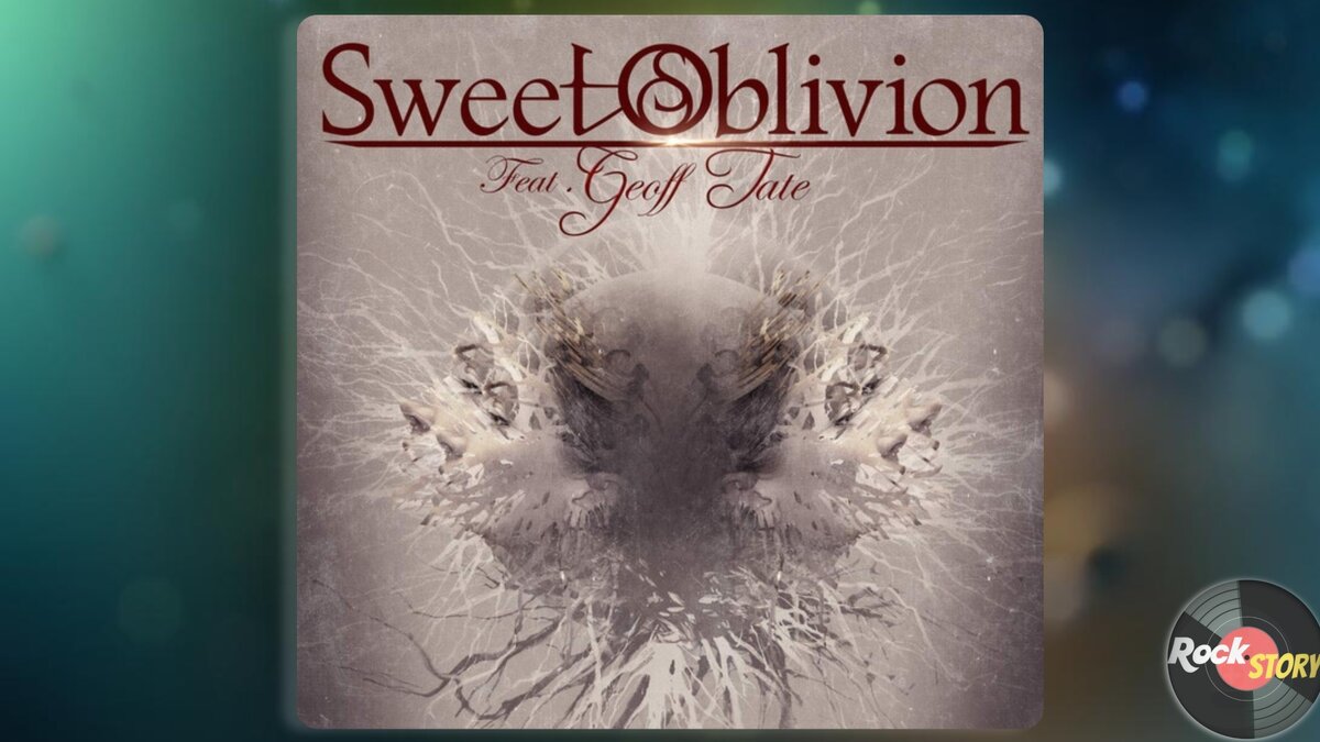 На фотографии обложка дебютного одноименного альбома Sweet Oblivion Feat. Geoff Tate