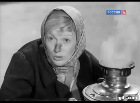 В этой сцене Таню прямо так и называют - Золушкой. За чумазое личико