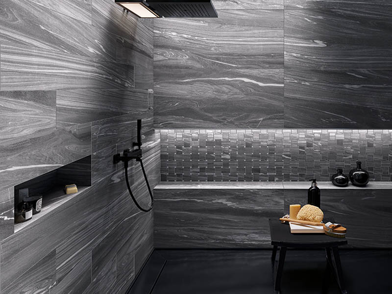 Коллекция Cerdomus Luxe (Италия) с рисунком мрамор и под камень