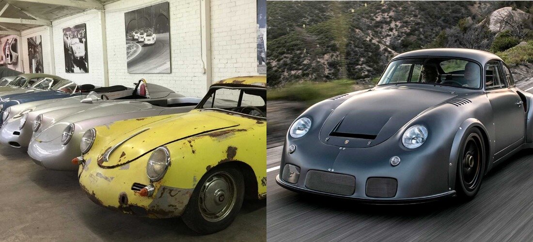 Старый Porsche 356