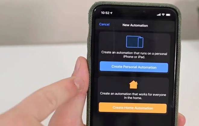 Автоматическое выполнение быстрых команд