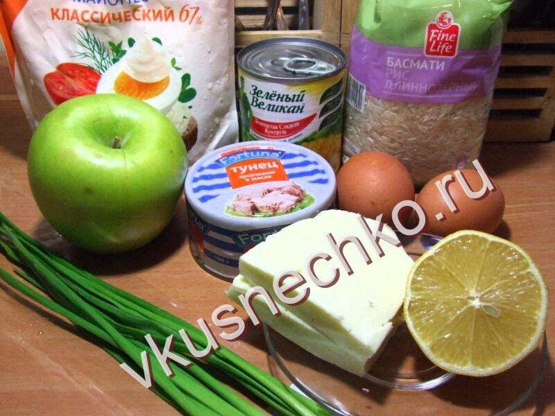 Салат с тунцом и рисом рецепт фото пошагово и видео | Рецепт | Еда, Рецепты еды, Вкусная еда