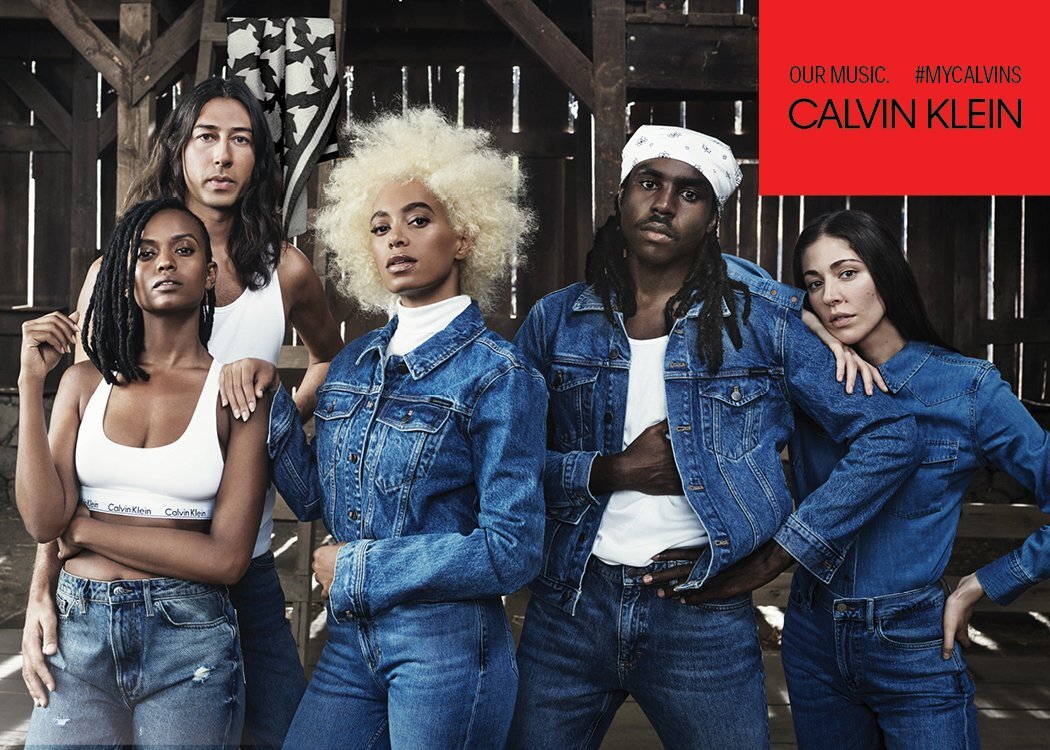 Реклама Calvin Klein на сайте The Best Style Jeans