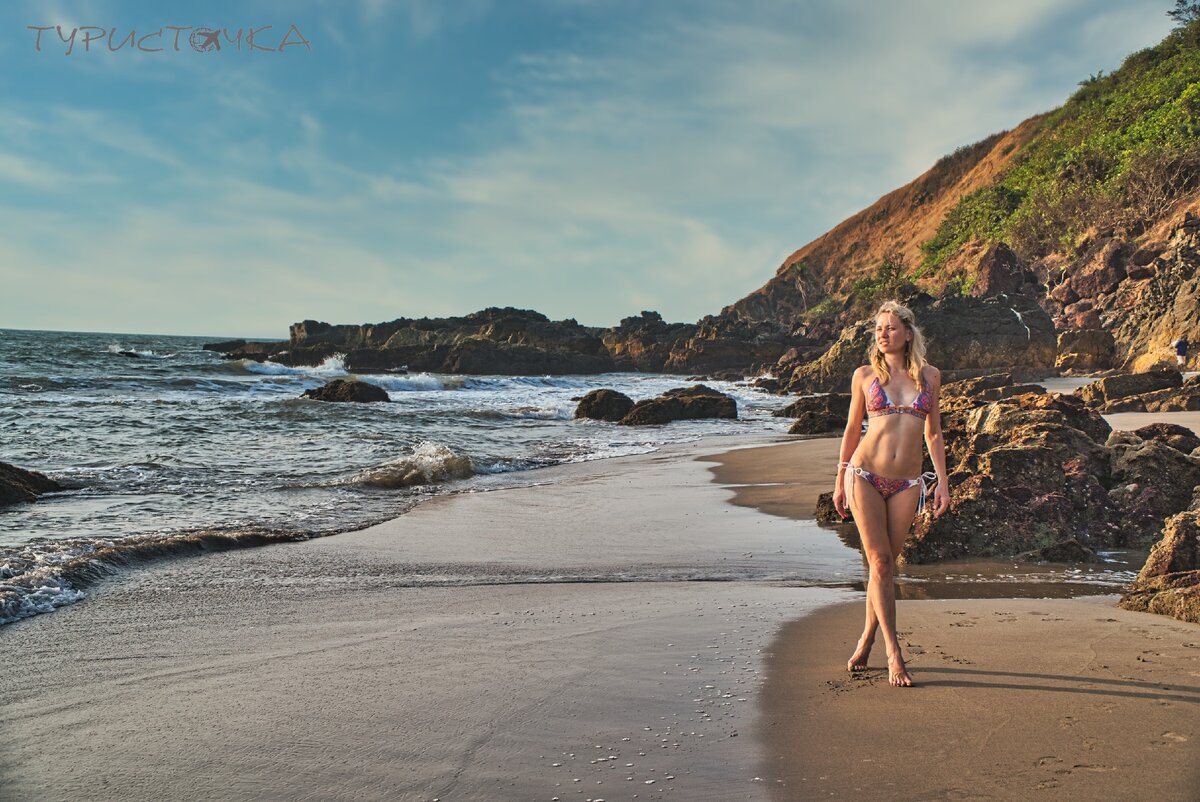 Kalacha beach, North Goa, India 