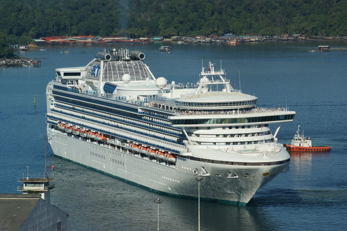 Круизное судно "Diamond Princess"
