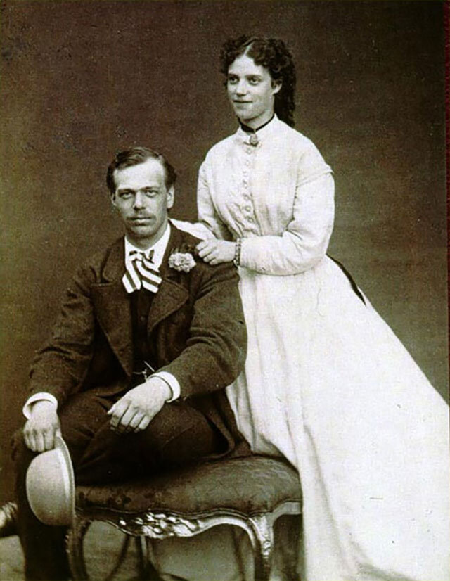 Цесаревич Александр Александрович и датская принцесса Дагмар, 1866