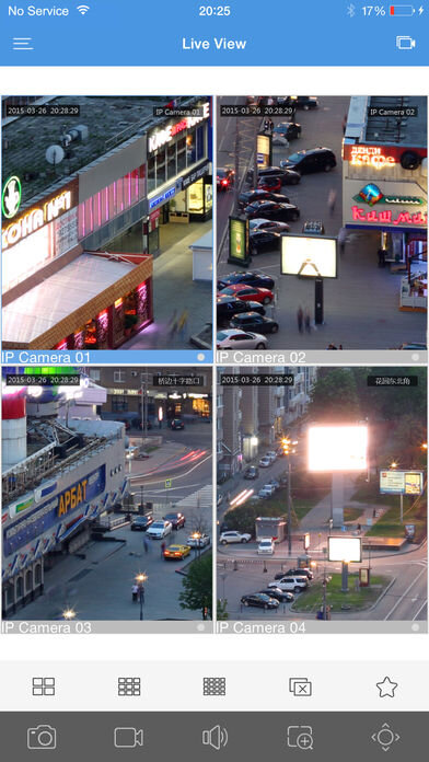 Пример экрана телефона