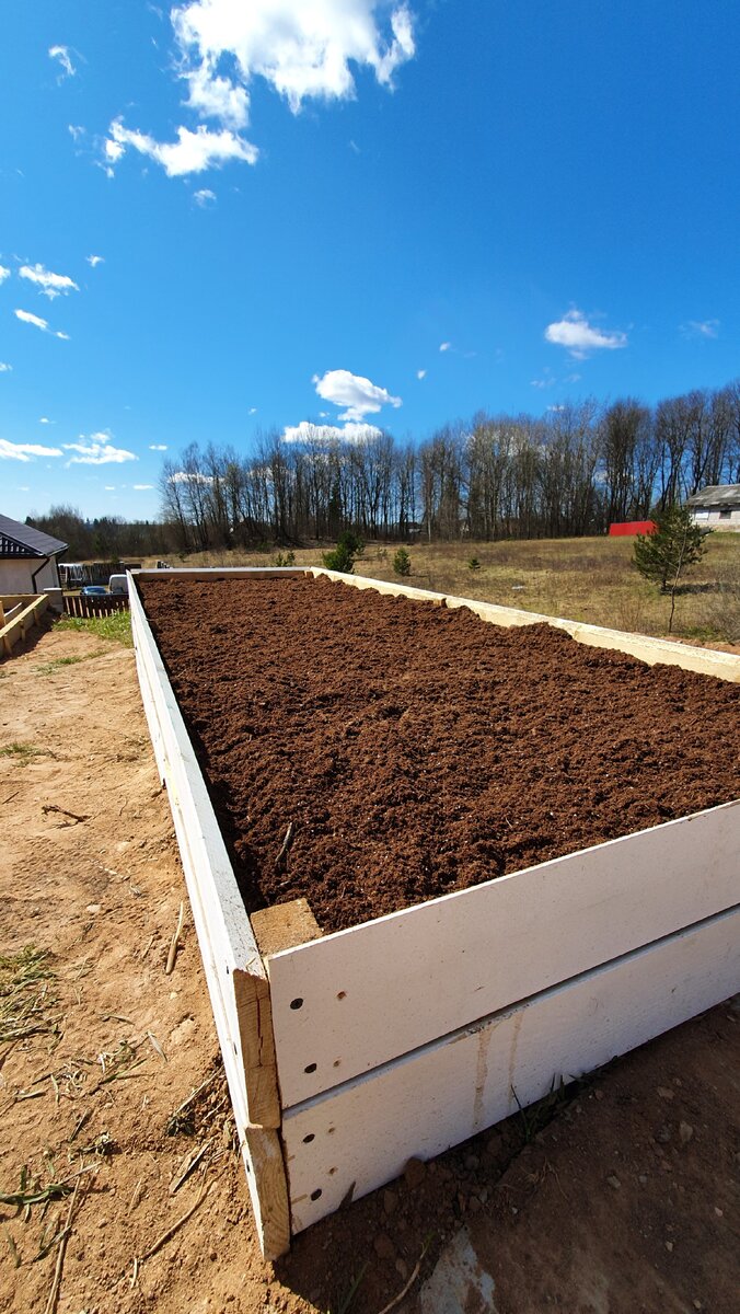 Высокая грядка, она же тёплая 