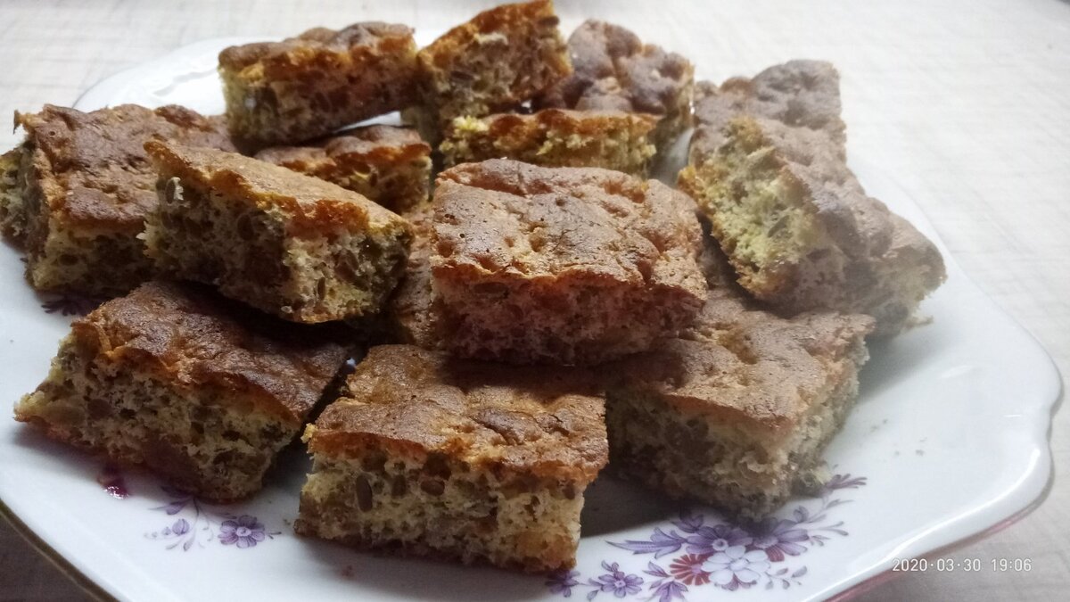 Печенье мазурка с грецкими орехами