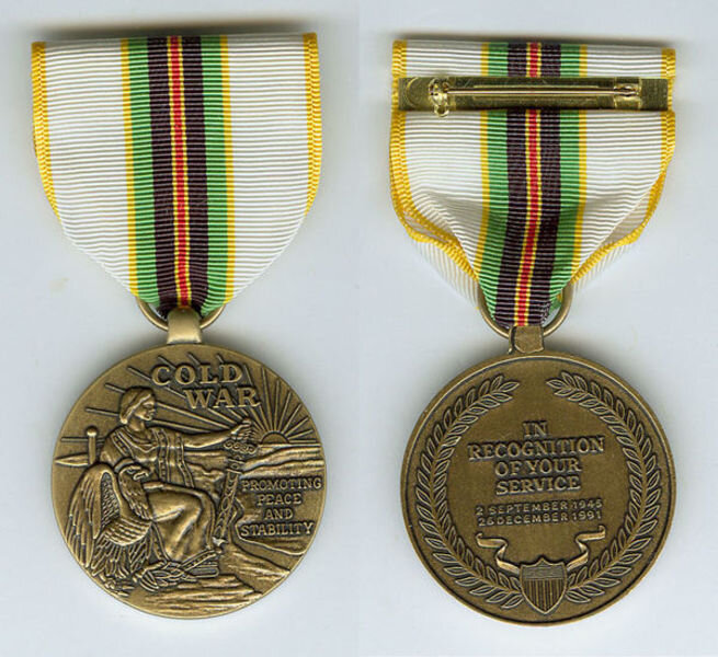 Cold War Victory Medal, медаль за победу в «Холодной войне». Источник: http://sakhalinmuseum.ru