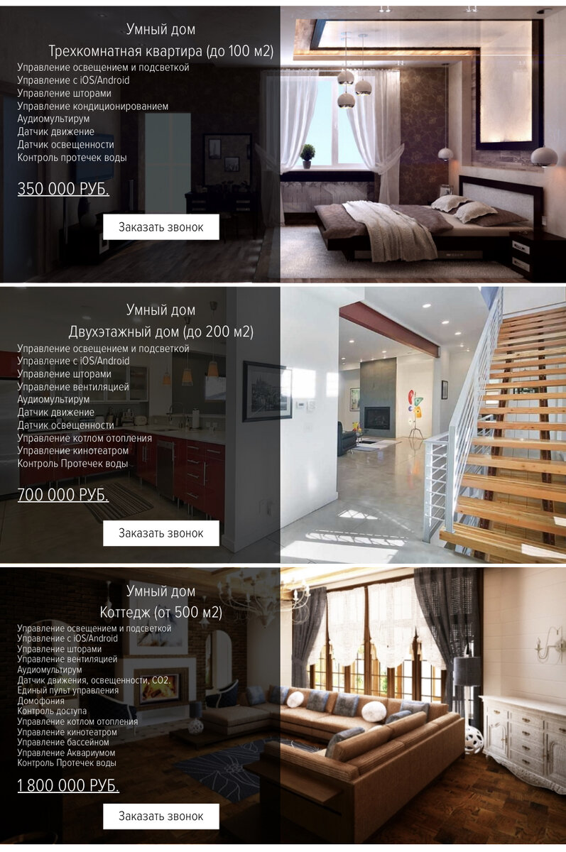 Система «умный дом» в загородном доме