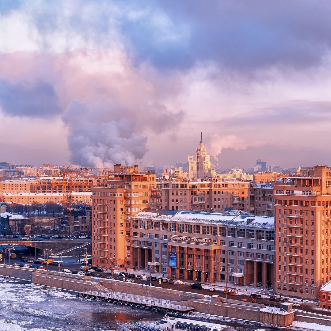 Вид с крыши Храма Христа Спасителя (Фото @mazurevanasta)