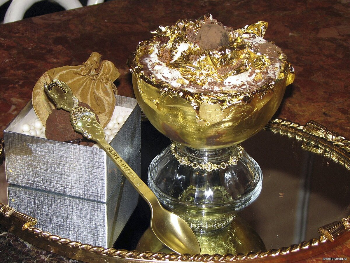 Мороженое стоимостью 25 тыс.дол. за порцию, источник https://jewellerymag.ru/ 