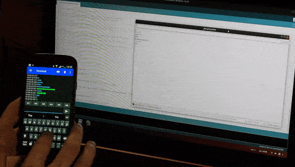 Передача сообщений по bluetooth на Ардуино