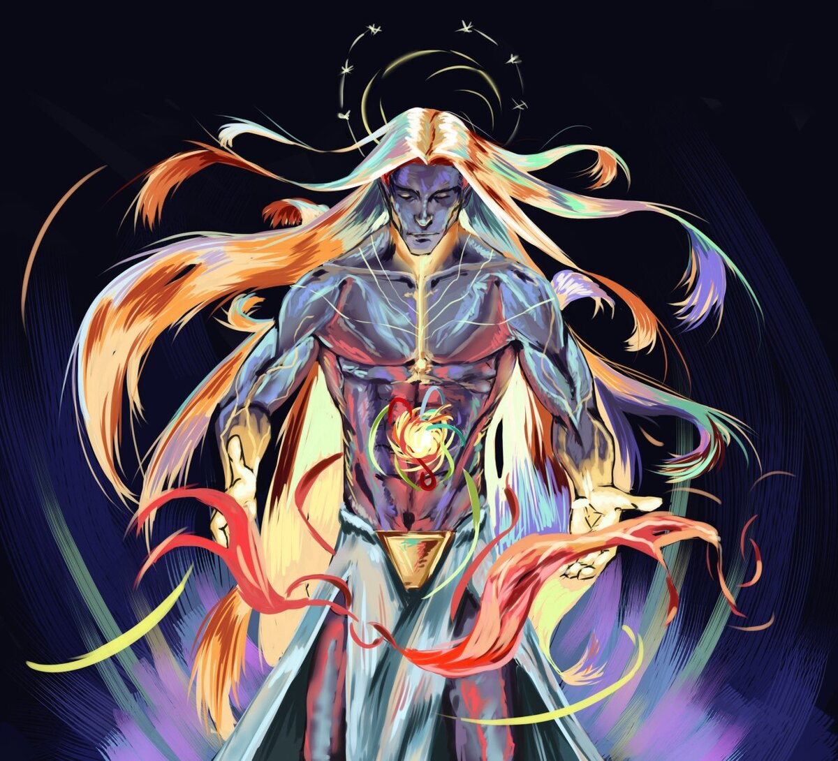 Арт Эру Илуватар и Неугасаемое Пламя