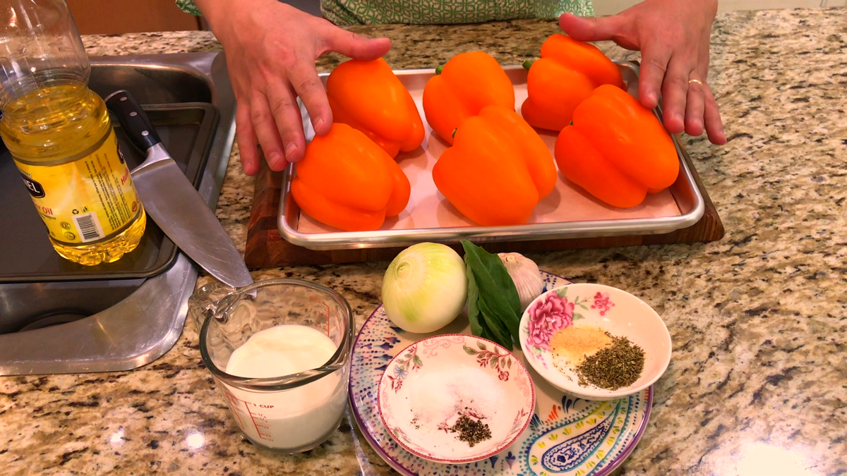 Очень простая и вкусная овощная подлива из болгарского перца