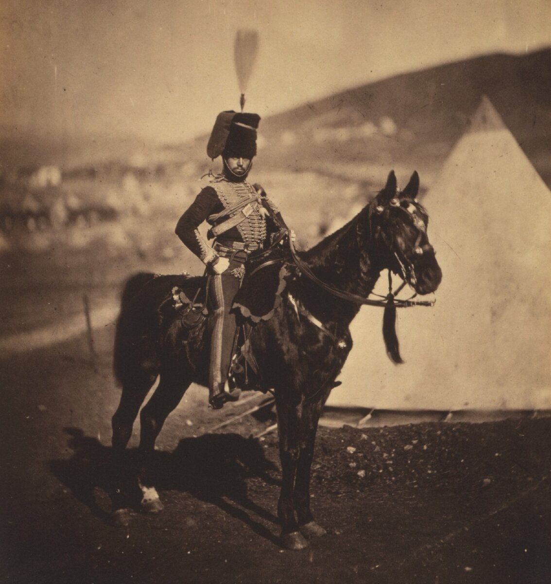 Корнет британского 11-го Гусарского полка в Крымскую войну.