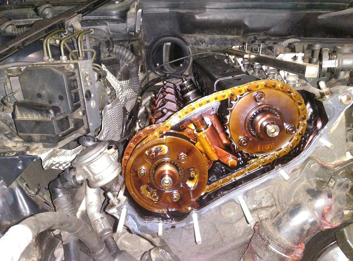 Цепи — BMW 5 E39 (M54) (фото автора)