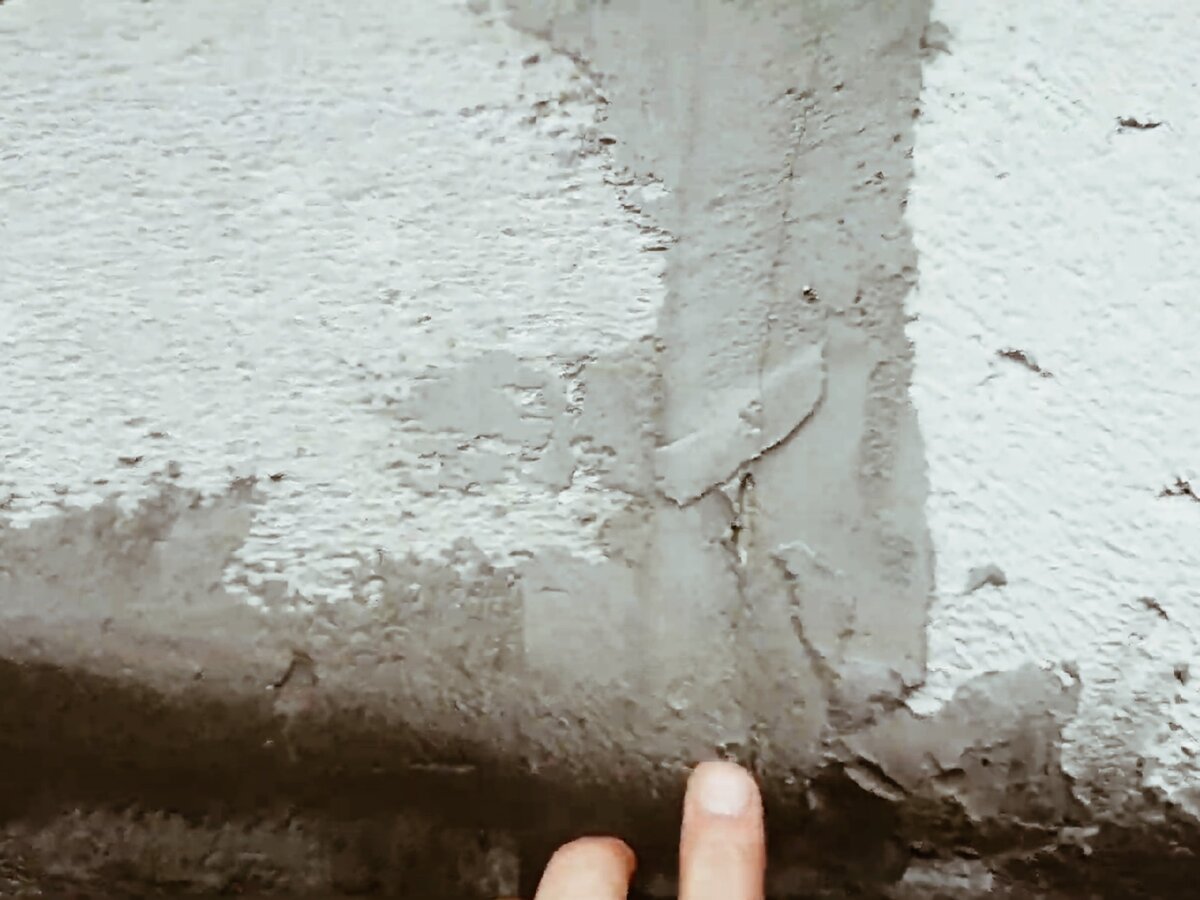 Волосяные трещины в газоблоке @Для Себя своими руками