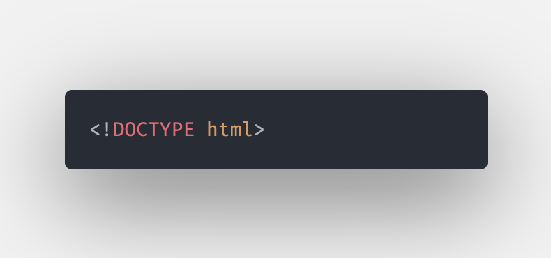 Объявление, что созданный файл является HTML-документом.