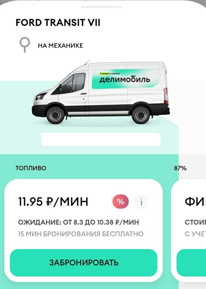 Ford Transit Делимобиль Размеры.