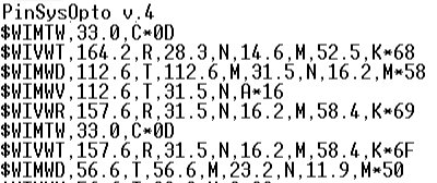 данные формата Nmea 0183
